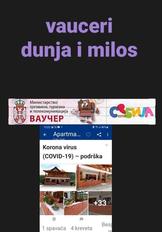 Apartman Dunja I Milos Мокра-Гора Экстерьер фото